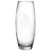 Thumbnail 2 - Personalised 25th Wedding Anniversary Vase