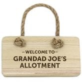 Thumbnail 3 - personalised wooden welcome sign