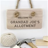 Thumbnail 2 - personalised wooden welcome sign