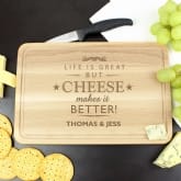 Thumbnail 2 - Personalised Wooden Cheese Board