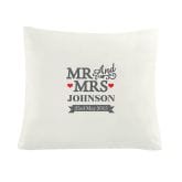 Thumbnail 2 - Personalised Mr & Mrs Cushion Cover
