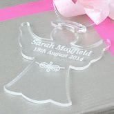 Thumbnail 2 - Personalised Acrylic Angel Christmas Decoration