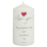 Thumbnail 2 - Personalised I Love You Candle
