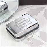 Thumbnail 1 - Personalised Engraved Box With Cross Necklace
