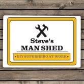 Thumbnail 1 - Personalised Man At Work Sign