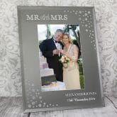 Thumbnail 1 - personalised mr and mrs frame