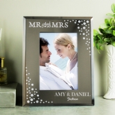 Thumbnail 4 - personalised mr and mrs frame