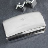 Thumbnail 6 - Chrome Personalised Cufflink Box