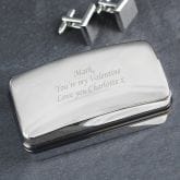 Thumbnail 5 - Chrome Personalised Cufflink Box