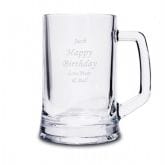 Thumbnail 2 - Personalised Engraved Glass Tankard