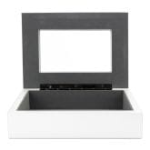 Thumbnail 3 - Personalised Silver Cross White Wooden Keepsake Box