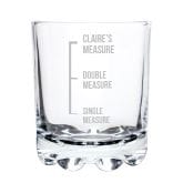 Thumbnail 3 - measures personalised whiskey glass