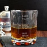 Thumbnail 4 - measures personalised whiskey glass