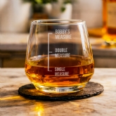 Thumbnail 1 - measures personalised whiskey glass