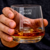 Thumbnail 2 - measures personalised whiskey glass