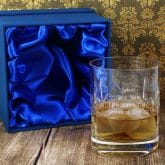 Thumbnail 1 - Personalised Best Man Crystal Whisky Glass
