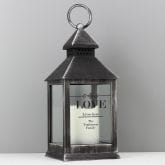 Thumbnail 4 - Personalised Rustic Black Lantern