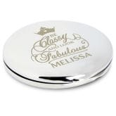 Thumbnail 2 - Classy & Fabulous Personalised Compact Mirror