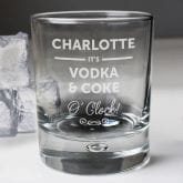 Thumbnail 4 - Personalised Its... O Clock Tumbler Glass for Mum