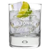 Thumbnail 3 - Personalised Its... O Clock Tumbler Glass for Mum