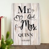 Thumbnail 1 - Personalised Mr & Mrs Metal Sign