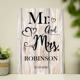 Thumbnail 2 - Personalised Mr & Mrs Metal Sign