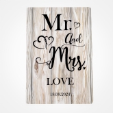 Thumbnail 4 - Personalised Mr & Mrs Metal Sign