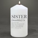 Thumbnail 1 - Sister Definition Candle