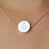 Thumbnail 3 - Personalised Disc Necklace