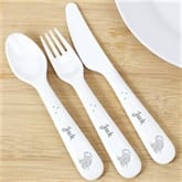 Thumbnail 2 - Personalised First Cutlery Set with Elephant Design
