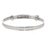 Thumbnail 8 - Personalised Child's Silver Expanding Bracelet with Diamante Star