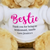 Thumbnail 2 - Personalised Bestie Teddy Bear
