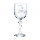Thumbnail 7 - Personalised Birthday Crystal Wine Glass