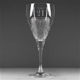 Thumbnail 4 - Personalised Birthday Crystal Wine Glass