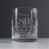 Thumbnail 8 - Personalised Big Age Cut Crystal Whisky Tumbler