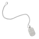 Thumbnail 7 - Personalised No.1 Stainless Steel Dog Tag Necklace