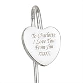 Thumbnail 5 - Personalised Silver Heart Bookmark