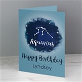 Thumbnail 2 - Personalised Zodiac Birthday Cards