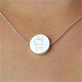 Thumbnail 12 - Personalised Zodiac Birthday Silver Necklace