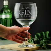 Thumbnail 2 - Personalised Gin Balloon Glass