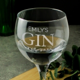 Thumbnail 3 - Personalised Gin Balloon Glass