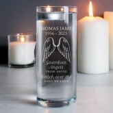 Thumbnail 1 - Personalised Guardian Angel Wings Floating Candle Holder