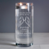 Thumbnail 4 - Personalised Guardian Angel Wings Floating Candle Holder
