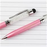 Thumbnail 4 - Personalised Diamante Elements Pink Pen