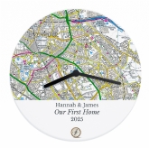 Thumbnail 5 - Personalised Wooden Map Clock