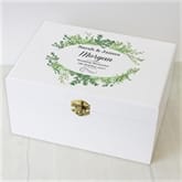 Thumbnail 2 - Personalised Botanical White Keepsake Box