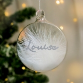Thumbnail 5 - Personalised Glass Christmas Bauble