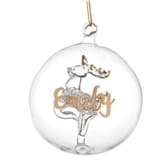 Thumbnail 8 - Personalised Glass Christmas Bauble