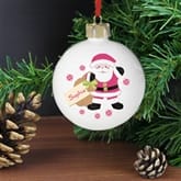 Thumbnail 1 - Personalised Santa Bauble