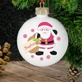 Thumbnail 2 - Personalised Santa Bauble